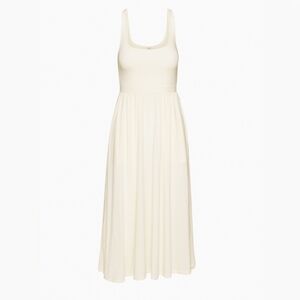 Wilfred Aritzia Market Midi Dress Squareneck midi tank dress Ivory XS